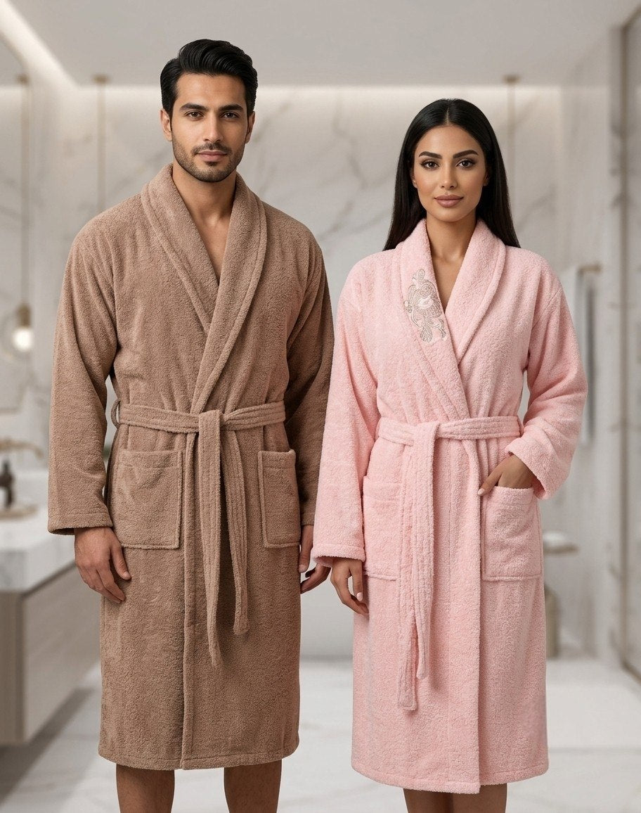 Bahar Classic Double Robe Set (4 pcs)
