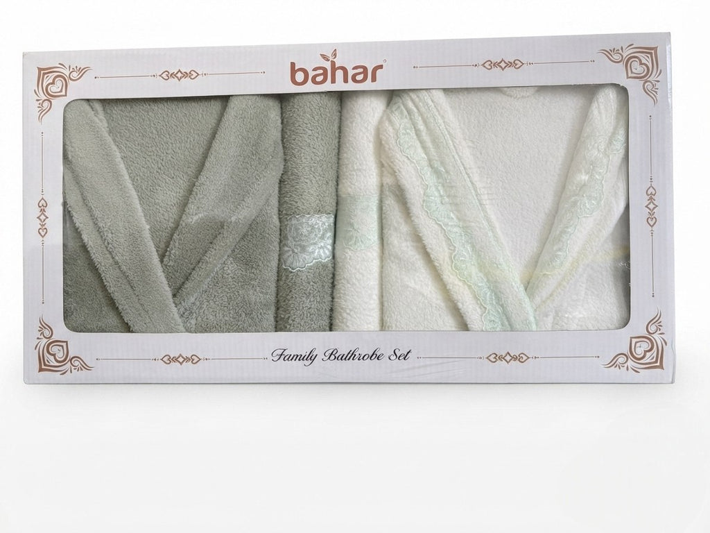 Bahar Classic Double Robe Set (4 pcs)