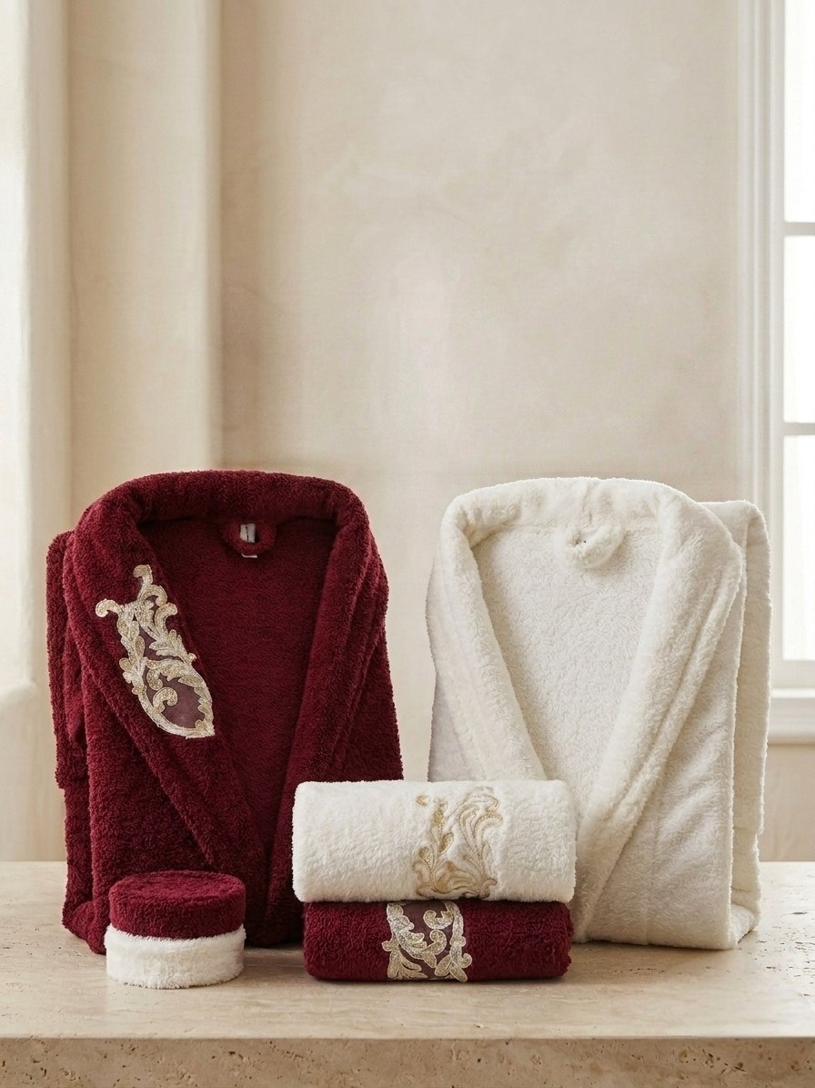 Bahar Classic Double Robe Set (4 pcs)