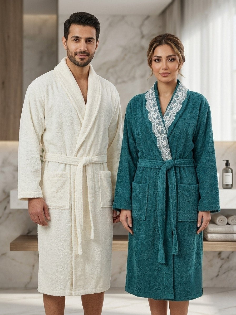 Bahar Classic Double Robe Set (4 pcs)