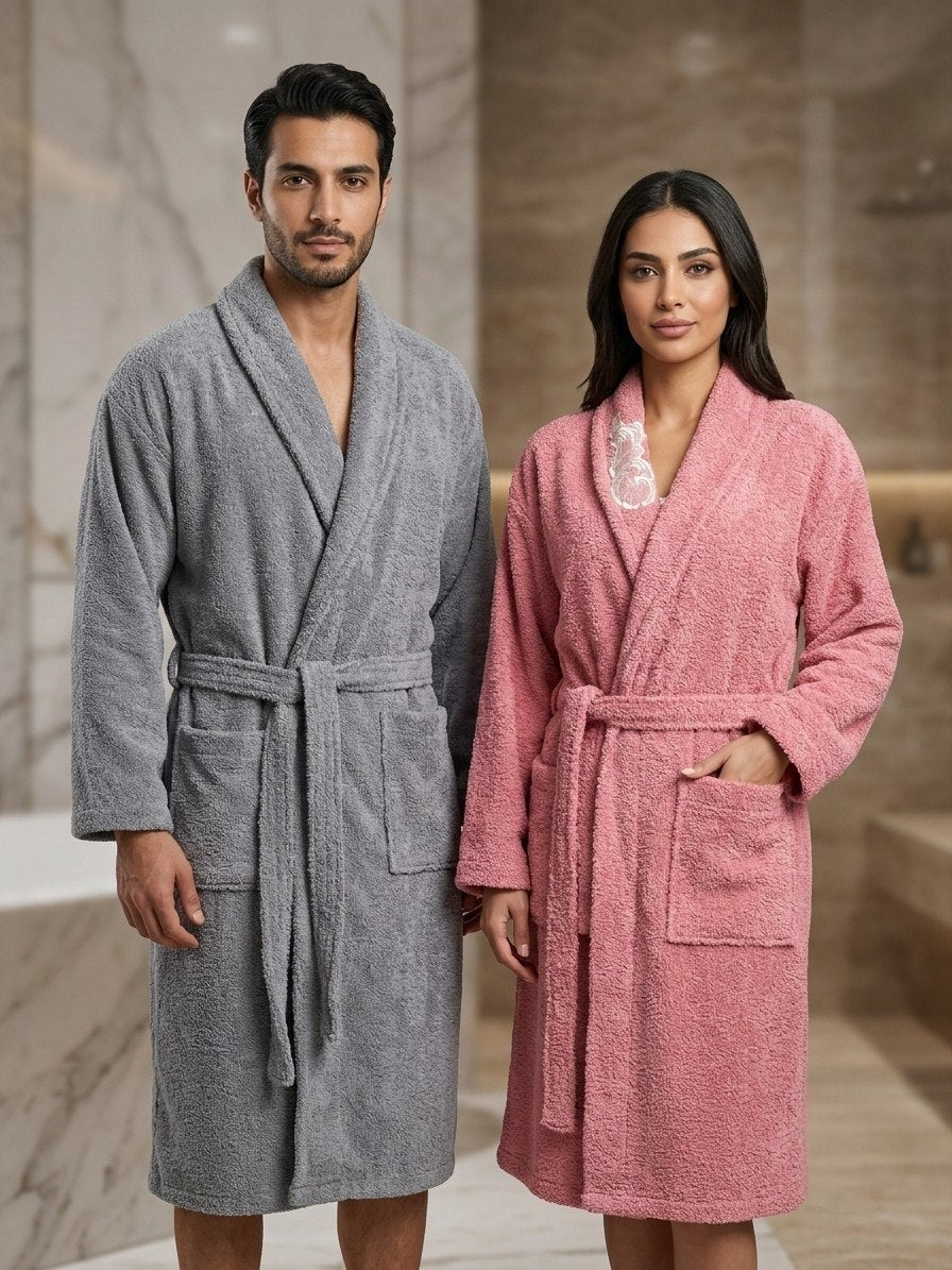 Bahar Classic Double Robe Set (4 pcs)