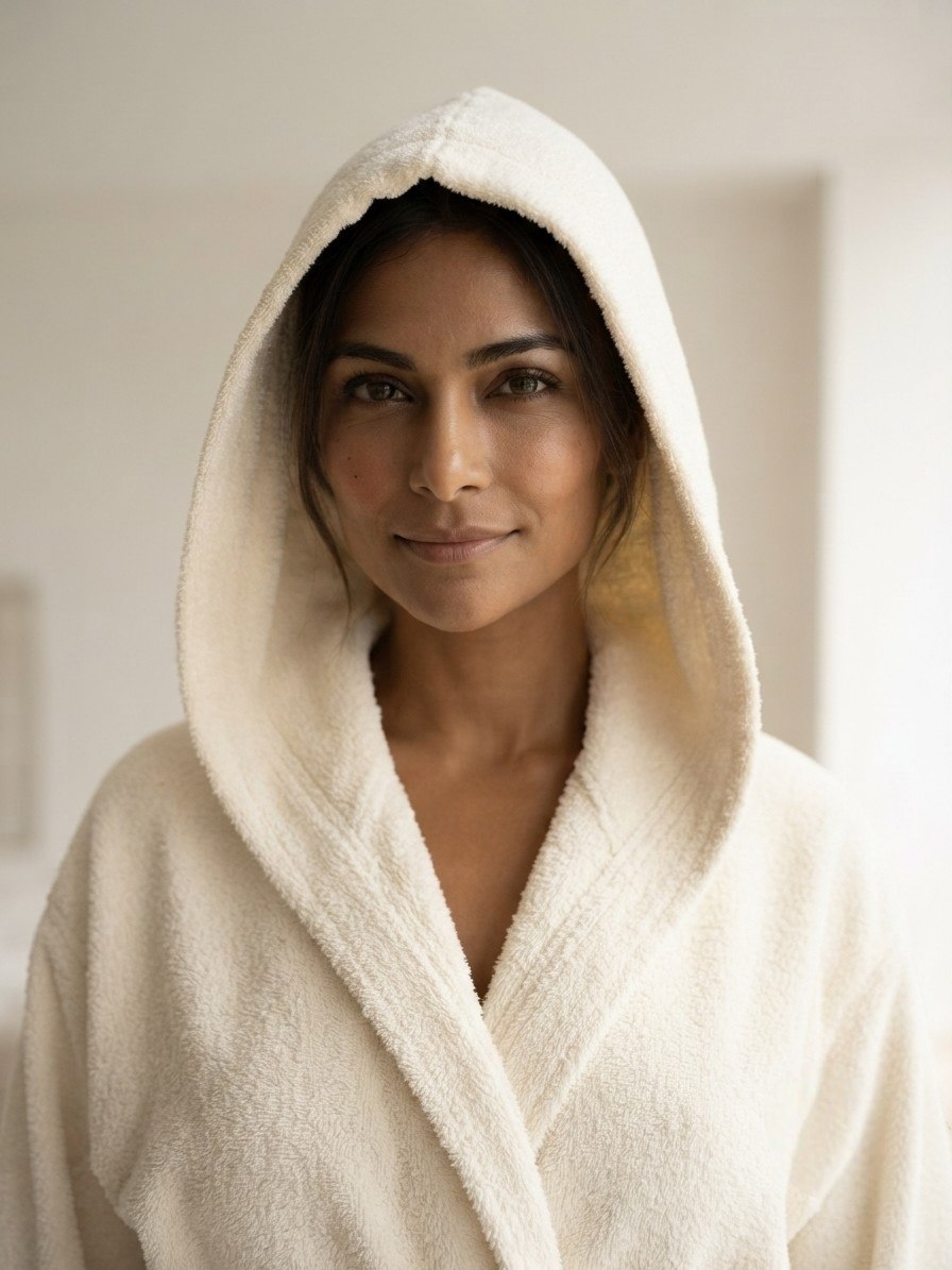 Burak Elegance Hooded Robe