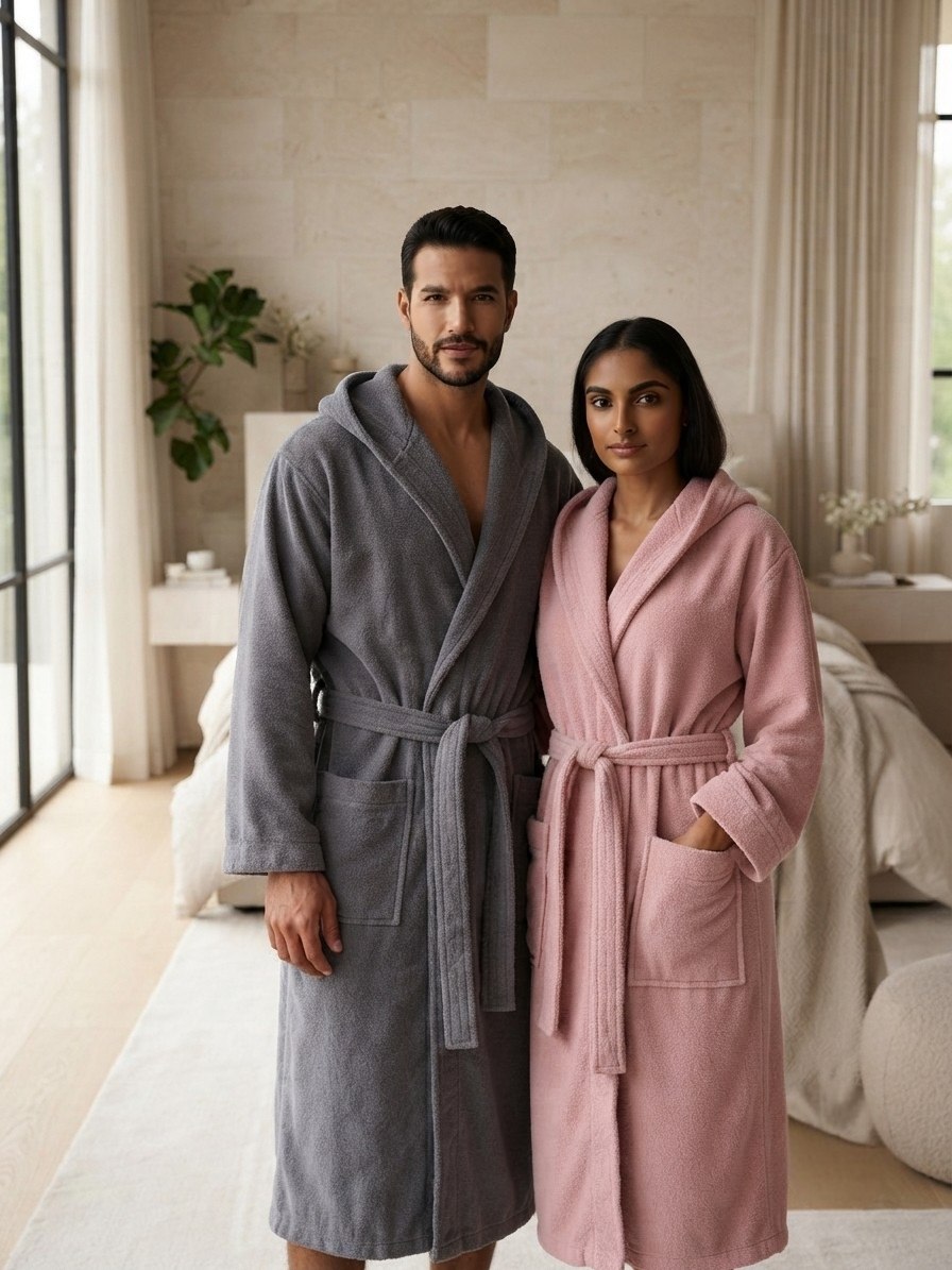Burak Elegance Hooded Robe