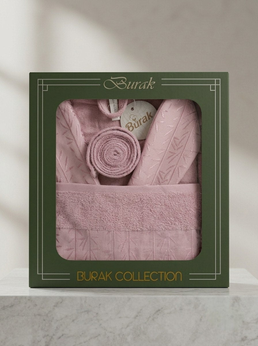 Bamboo Pattern Single Robe Set (3 pcs)