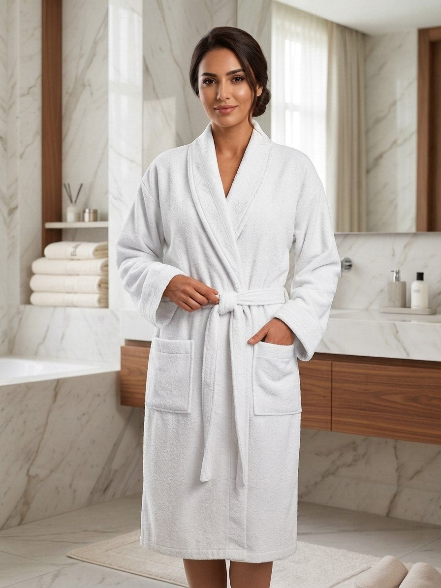 Bamboo Pattern Single Robe Set (3 pcs)