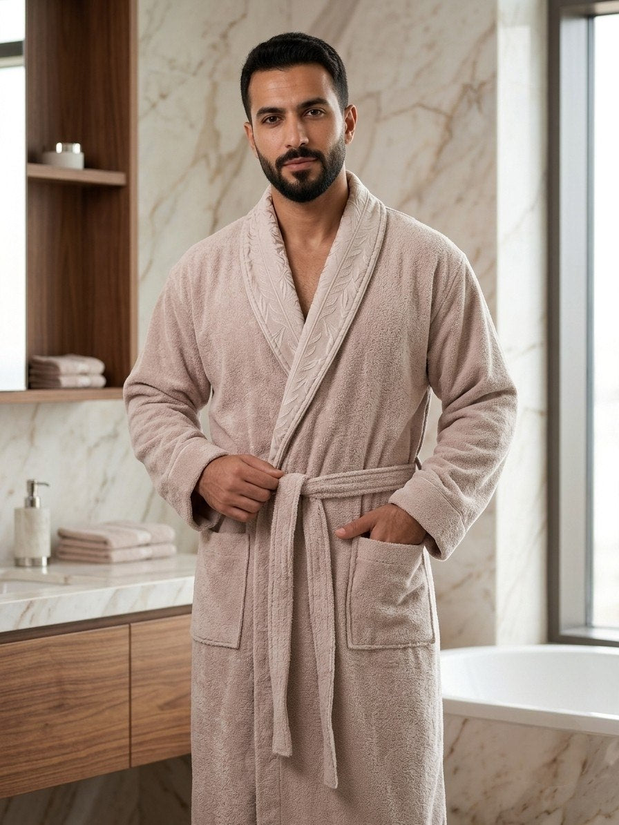 Bamboo Pattern Single Robe Set (3 pcs)