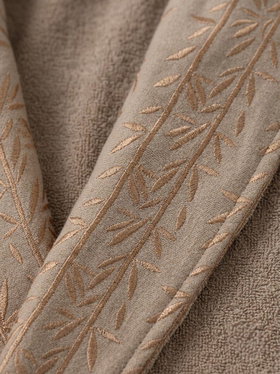 Bamboo Pattern Single Robe Set (3 pcs)