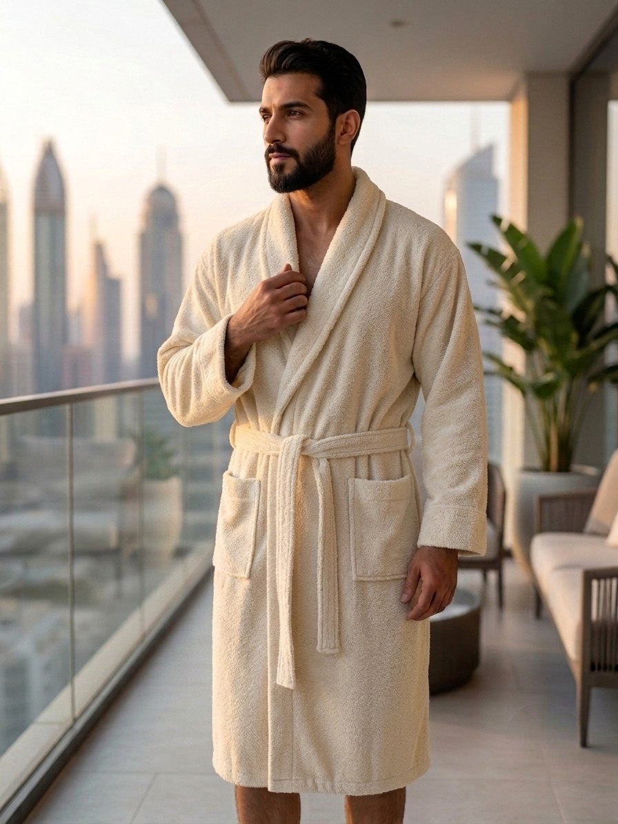 Jacquard Single Robe Set (3 pcs)