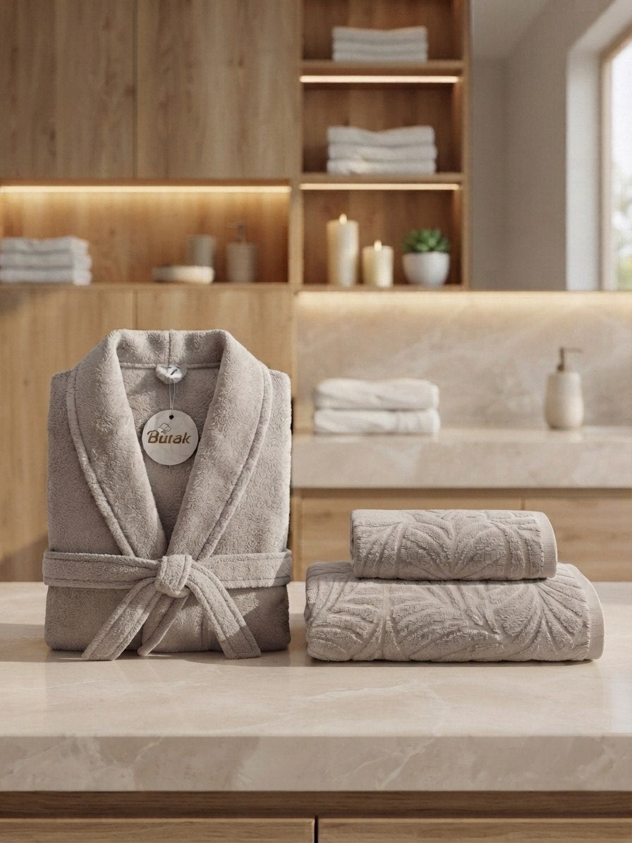 Jacquard Single Robe Set (3 pcs)