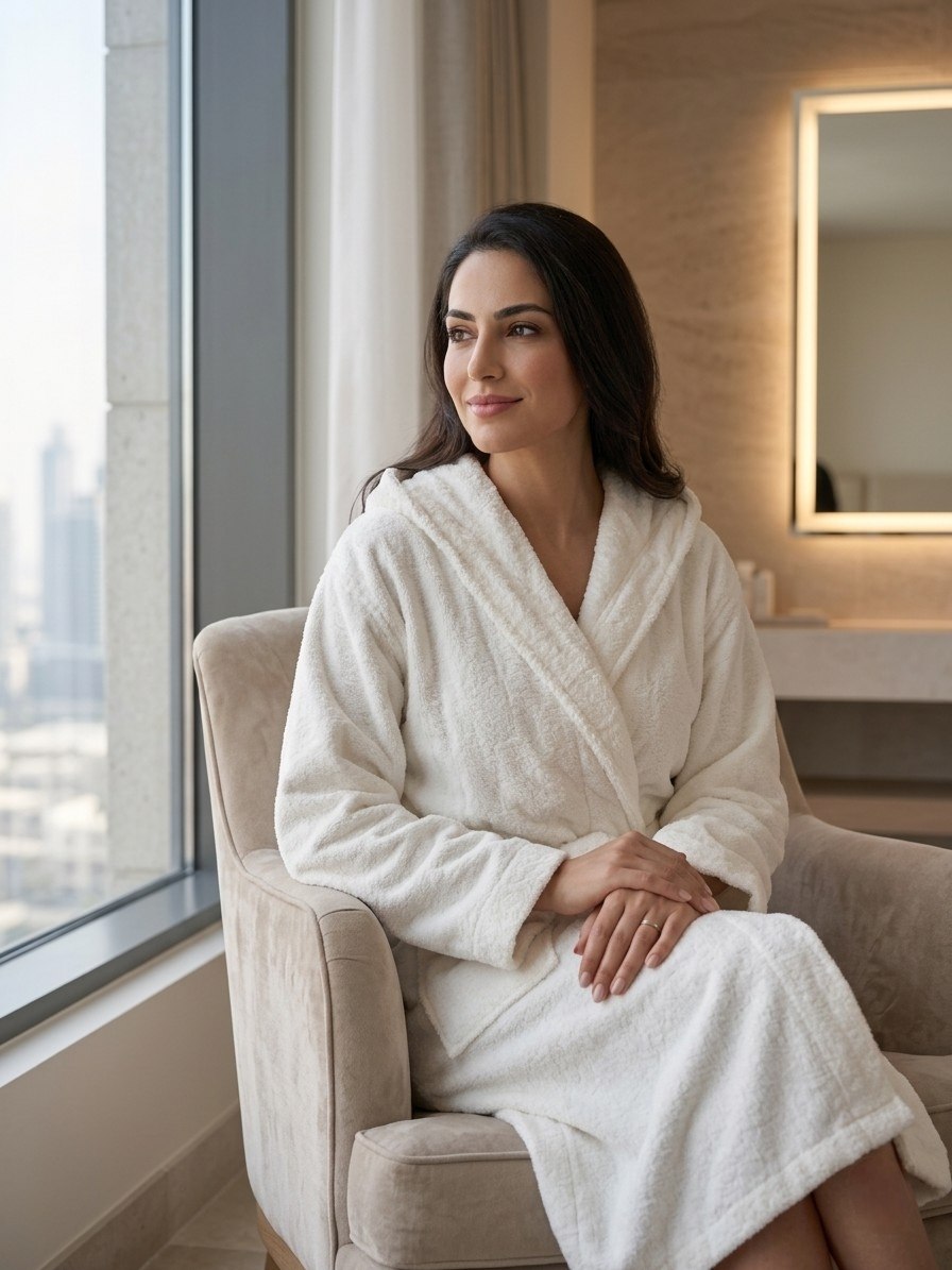 روب بهار الكلاسيكي بغطاء رأس