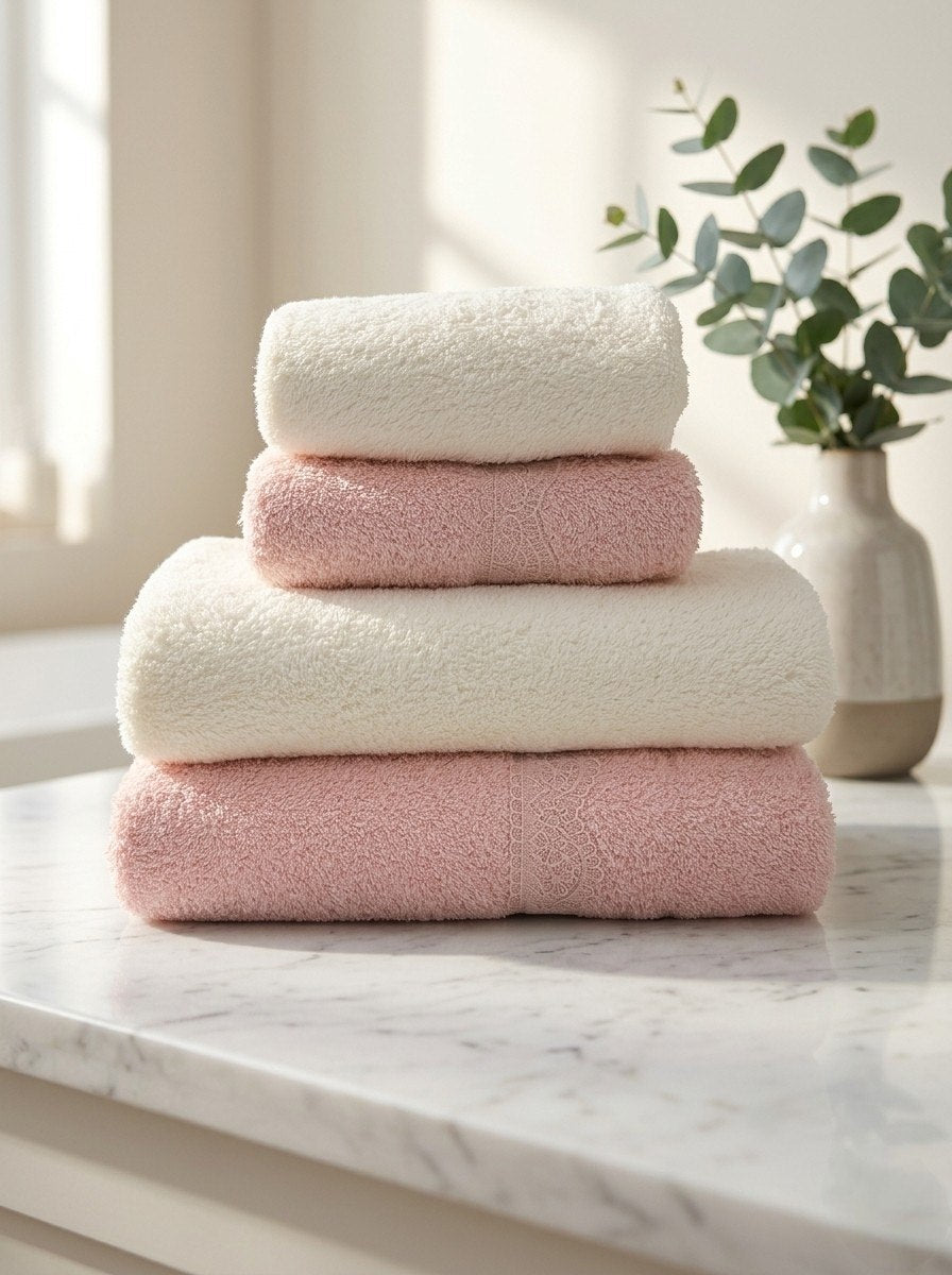 Bahar Classic Towel & Half-Towel Set (4 pcs)