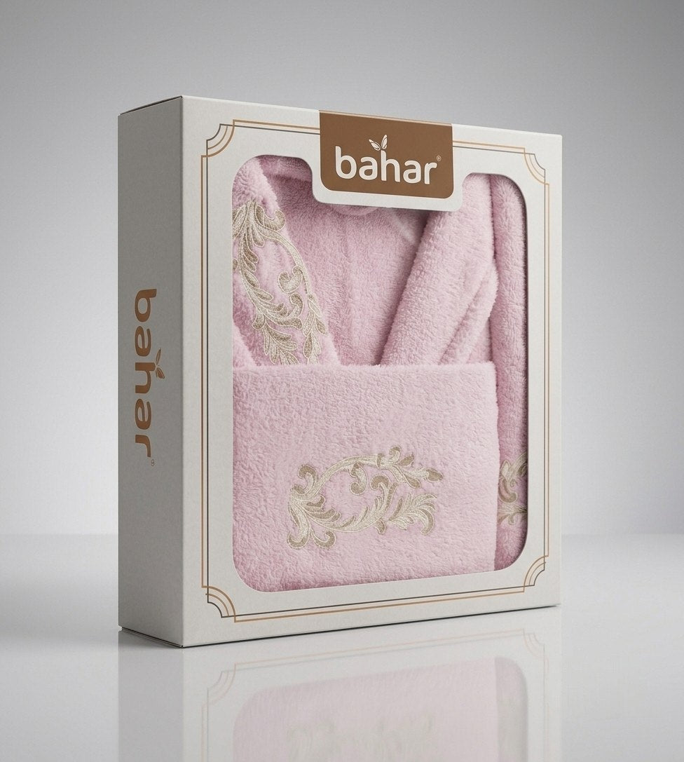 Bahar Classic Single Robe Set with Half Towel (3 pcs)