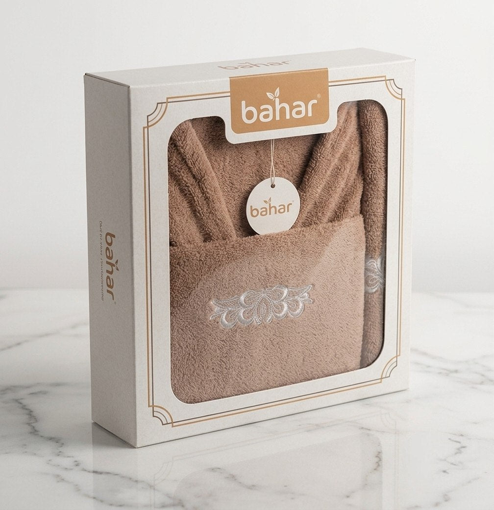 Bahar Classic Single Robe Set with Half Towel (3 pcs)