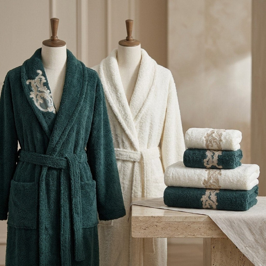 طقم برنص بهار كلاسيك من الميكروفايبر – 6 قطع